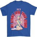 My Atoms Love Funny Physics Valentine's Day Mens T-Shirt Cotton Gildan Royal Blue