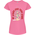 My Atoms Love Funny Physics Valentine's Day Womens Petite Cut T-Shirt Azalea