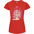My Atoms Love Funny Physics Valentine's Day Womens Petite Cut T-Shirt Red