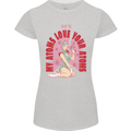 My Atoms Love Funny Physics Valentine's Day Womens Petite Cut T-Shirt Sports Grey