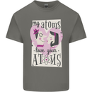 My Atoms Love Your Atoms Valentine's Day Kids T-Shirt Childrens Charcoal