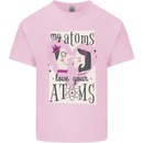 My Atoms Love Your Atoms Valentine's Day Kids T-Shirt Childrens Light Pink