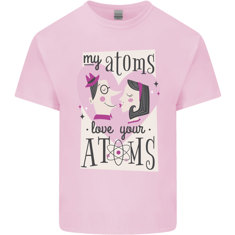 My Atoms Love Your Atoms Valentine's Day Kids T-Shirt Childrens Light Pink