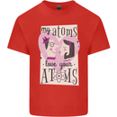 My Atoms Love Your Atoms Valentine's Day Kids T-Shirt Childrens Red
