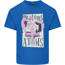 My Atoms Love Your Atoms Valentine's Day Kids T-Shirt Childrens Royal Blue