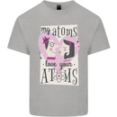 My Atoms Love Your Atoms Valentine's Day Kids T-Shirt Childrens Sports Grey
