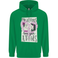 My Atoms Love Your Atoms Valentine's Day Mens 80% Cotton Hoodie Irish Green