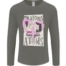 My Atoms Love Your Atoms Valentine's Day Mens Long Sleeve T-Shirt Charcoal