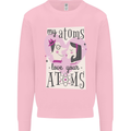 My Atoms Love Your Atoms Valentine's Day Mens Sweatshirt Jumper Light Pink