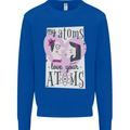 My Atoms Love Your Atoms Valentine's Day Mens Sweatshirt Jumper Royal Blue