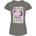 My Atoms Love Your Atoms Valentine's Day Womens Petite Cut T-Shirt Charcoal
