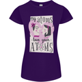 My Atoms Love Your Atoms Valentine's Day Womens Petite Cut T-Shirt Purple