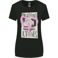 My Atoms Love Your Atoms Valentine's Day Womens Wider Cut T-Shirt Black