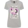 My Atoms Love Your Atoms Valentine's Day Womens Wider Cut T-Shirt Sports Grey