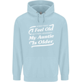 My Auntie is Older 30th 40th 50th Birthday Childrens Kids Hoodie Light Blue