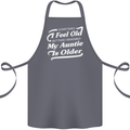 My Auntie is Older 30th 40th 50th Birthday Cotton Apron 100% Organic Steel