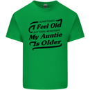 My Auntie is Older 30th 40th 50th Birthday Kids T-Shirt Childrens Irish Green