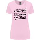My Auntie is Older 30th 40th 50th Birthday Womens Wider Cut T-Shirt Light Pink