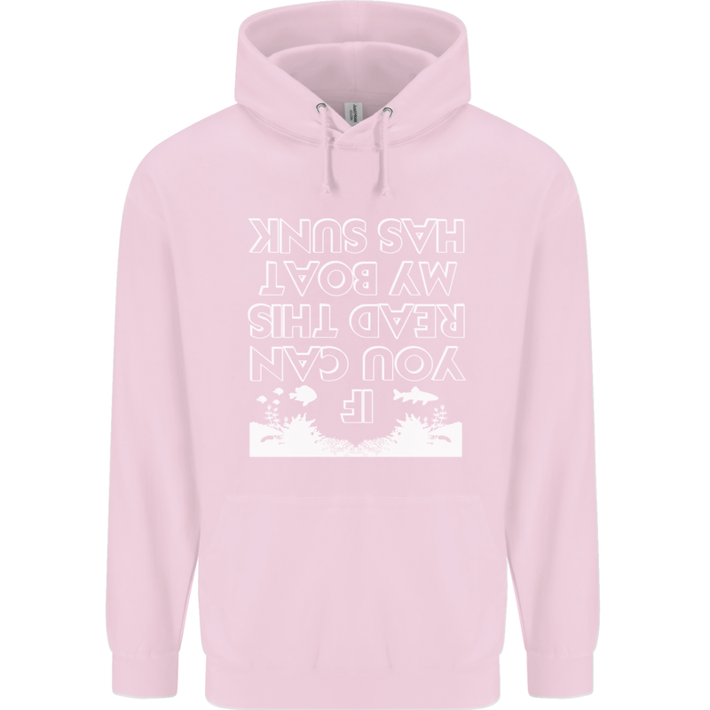 My Boat Has Sunk Sailing Sailor Boat Canoe Childrens Kids Hoodie Light Pink
