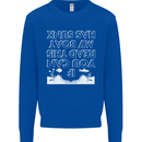 My Boat Has Sunk Sailing Sailor Boat Canoe Kids Sweatshirt Jumper Royal Blue