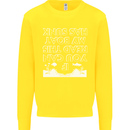 My Boat Has Sunk Sailing Sailor Boat Canoe Kids Sweatshirt Jumper Yellow