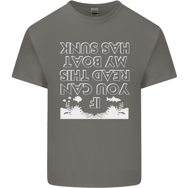 My Boat Has Sunk Sailing Sailor Boat Canoe Kids T-Shirt Childrens Charcoal