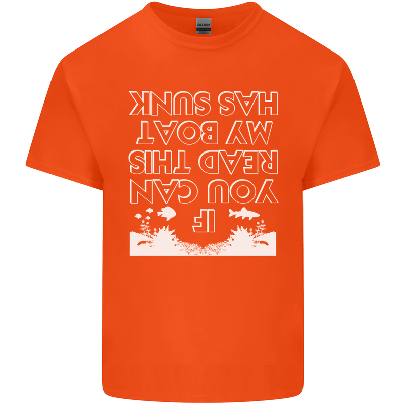 My Boat Has Sunk Sailing Sailor Boat Canoe Kids T-Shirt Childrens Orange