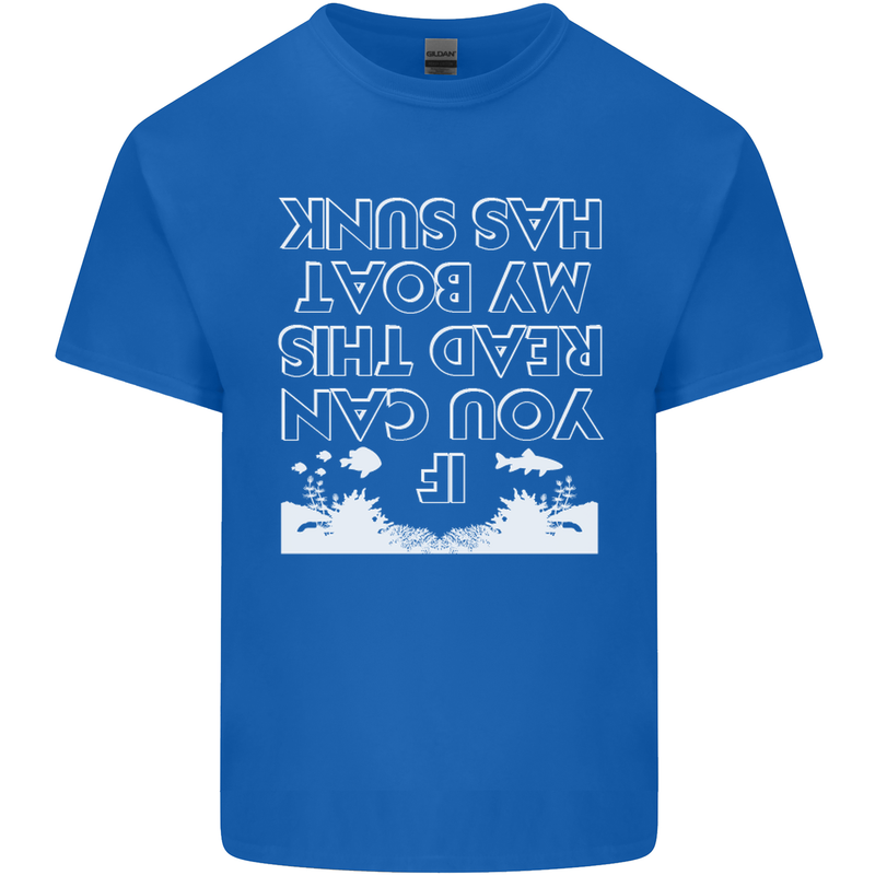 My Boat Has Sunk Sailing Sailor Boat Canoe Kids T-Shirt Childrens Royal Blue