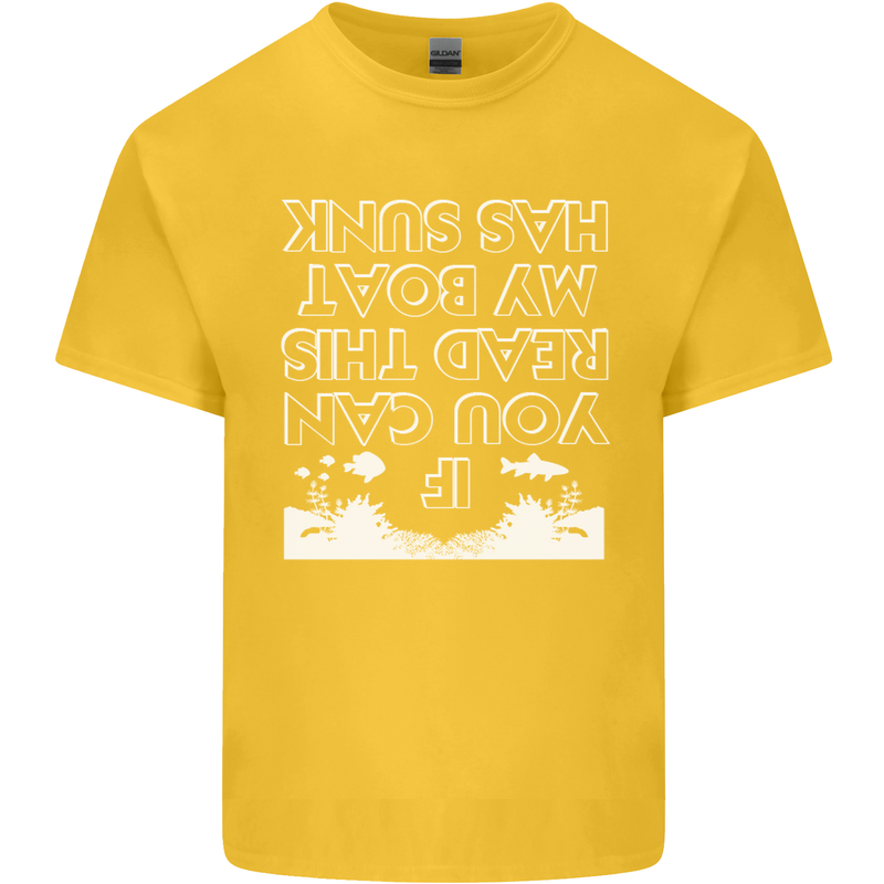 My Boat Has Sunk Sailing Sailor Boat Canoe Kids T-Shirt Childrens Yellow