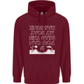 My Boat Has Sunk Sailing Sailor Boat Canoe Mens 80% Cotton Hoodie Maroon