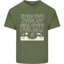 My Boat Has Sunk Sailing Sailor Boat Canoe Mens Cotton T-Shirt Tee Top Military Green
