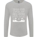 My Boat Has Sunk Sailing Sailor Boat Canoe Mens Long Sleeve T-Shirt Sports Grey