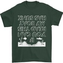 My Boat Has Sunk Sailing Sailor Boat Canoe Mens T-Shirt Cotton Gildan Forest Green