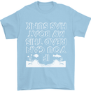 My Boat Has Sunk Sailing Sailor Boat Canoe Mens T-Shirt Cotton Gildan Light Blue