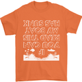 My Boat Has Sunk Sailing Sailor Boat Canoe Mens T-Shirt Cotton Gildan Orange