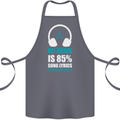 My Brain is 85% Song Lyrics Music Lover Cotton Apron 100% Organic Steel
