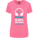 My Brain is 85% Song Lyrics Music Lover Womens Wider Cut T-Shirt Azalea