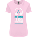 My Brain is 85% Song Lyrics Music Lover Womens Wider Cut T-Shirt Light Pink