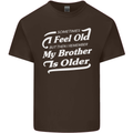 My Brother is Older 30th 40th 50th Birthday Kids T-Shirt Childrens Chocolate