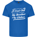 My Brother is Older 30th 40th 50th Birthday Kids T-Shirt Childrens Royal Blue