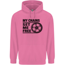 My Chains Set Me Free Cycling Cyclist Bike Childrens Kids Hoodie Azalea