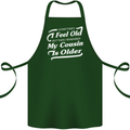 My Cousin is Older 30th 40th 50th Birthday Cotton Apron 100% Organic Forest Green
