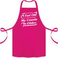My Cousin is Older 30th 40th 50th Birthday Cotton Apron 100% Organic Pink