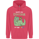 My Dinosaur Ate Your Unicorn Funny T-Rex Childrens Kids Hoodie Heliconia