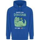 My Dinosaur Ate Your Unicorn Funny T-Rex Childrens Kids Hoodie Royal Blue