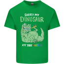My Dinosaur Ate Your Unicorn Funny T-Rex Kids T-Shirt Childrens Irish Green