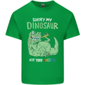 My Dinosaur Ate Your Unicorn Funny T-Rex Mens Cotton T-Shirt Tee Top Irish Green