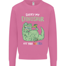 My Dinosaur Ate Your Unicorn Funny T-Rex Mens Sweatshirt Jumper Azalea