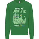 My Dinosaur Ate Your Unicorn Funny T-Rex Mens Sweatshirt Jumper Irish Green