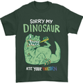 My Dinosaur Ate Your Unicorn Funny T-Rex Mens T-Shirt 100% Cotton Forest Green